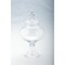 CC Home Furnishings 12" Clear Hand Blown Glass Jar with Finial Lid
